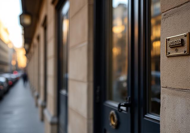 L'entrée de notre cabinet Rue de la Cordonnerie à Paris