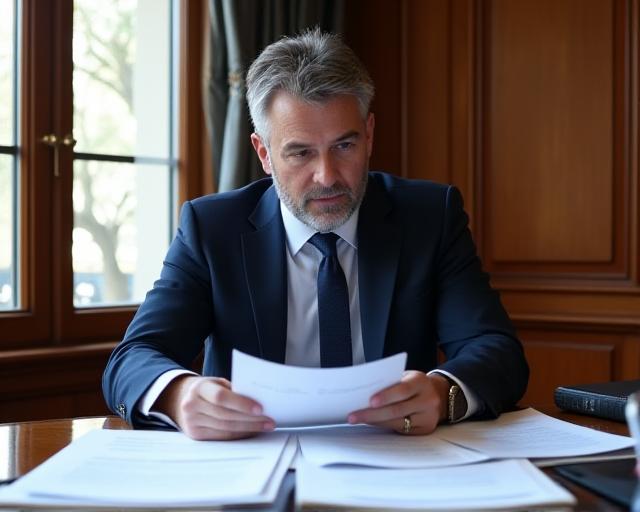 Avocat expert travaillant sur des dossiers complexes à Paris